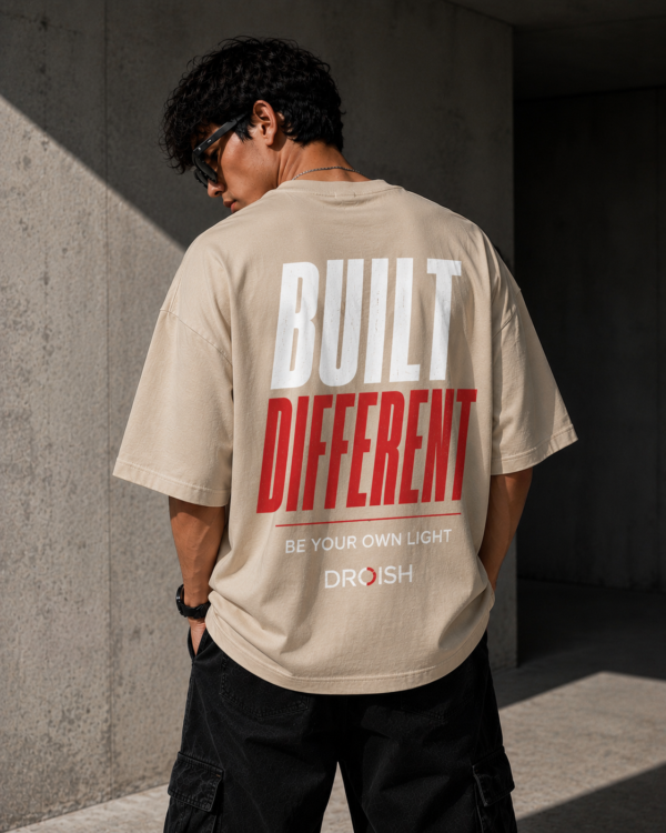 Droish Signature Edition — "Built Different" Sand Beige