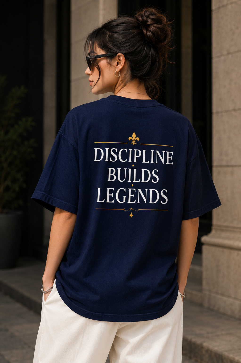 👑 DROISH Signature Edition — "Discipline Builds Legends" Midnight Blue - Image 4