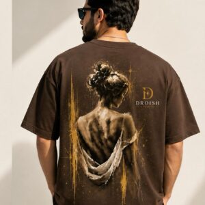 Droish "Art of Light: The Portrait" T-Shirt "Espresso Brown"