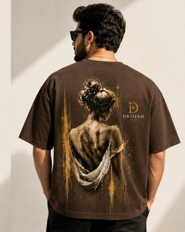 Droish "Art of Light: The Portrait" T-Shirt "Espresso Brown"