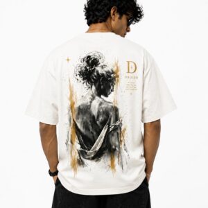 Droish "Art of Light: The Portrait" T-Shirt Off White